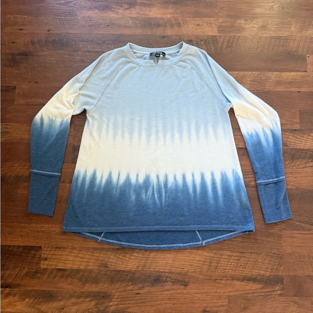 CHARLIE B Light Blue Long Sleeve Top
